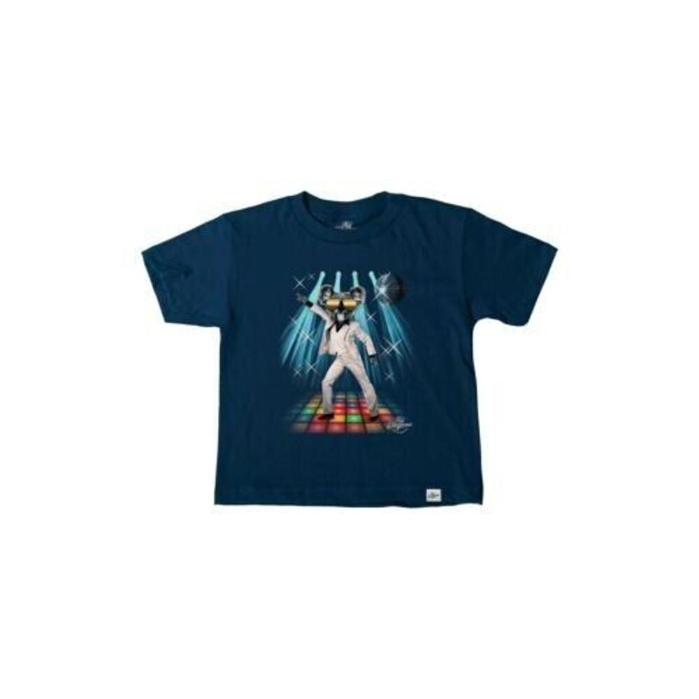 Kid Dangerous‎ Toddlers Disco Inferno Graphic Tee In Navy 12-18Months MSRP $22